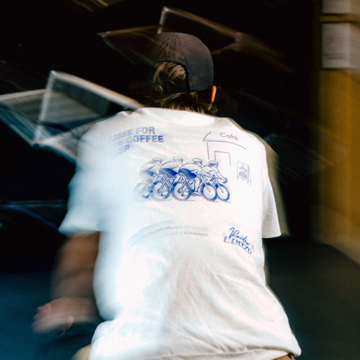 LEEZE x RAIDEN Oversized T-shirt "Coffee Stop"